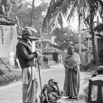 Photo of villagers in the Village Hall at an early NDP workshop